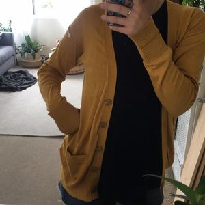 Mossimo Mustard Cardigan